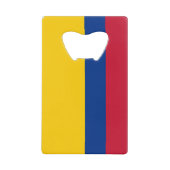 kolumbianische Flagge Geldbeutel Flaschenöffner (Vorderseite)