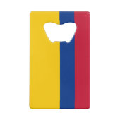 kolumbianische Flagge Geldbeutel Flaschenöffner (Rückseite)