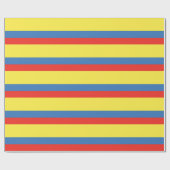 kolumbianische Flagge Geschenkpapier (Flach)