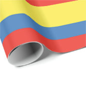 kolumbianische Flagge Geschenkpapier (Rolleneckpunkt)