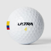 kolumbianische Flagge Golfball (Logo)