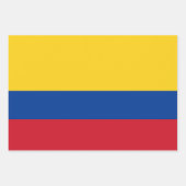 kolumbianische Flagge, Herz und kolumbianische Mod Geschenkpapier Set (Vorderseite)