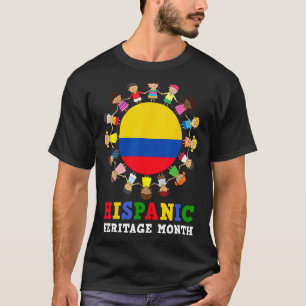 Kolumbianische Flagge Hispanic Heritage Kolumbien T-Shirt