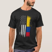 Kolumbianische Flagge Hoodie - Stolz Kolumbien USA T-Shirt (Vorderseite)