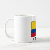 kolumbianische Flagge Kaffeetasse (Links)