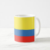 kolumbianische Flagge Kaffeetasse (VorderseiteRechts)