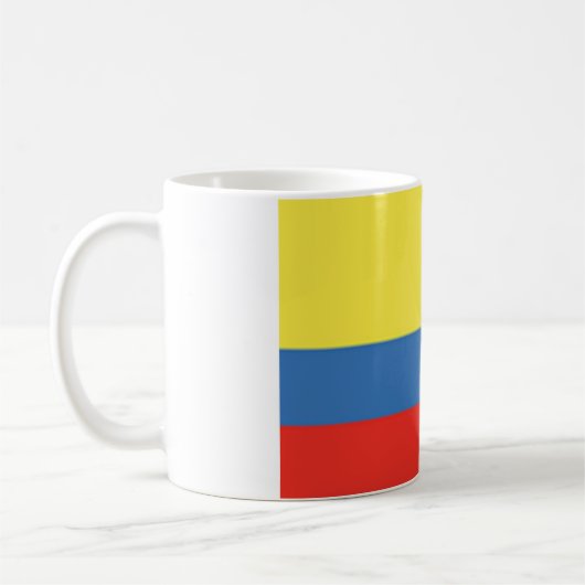kolumbianische Flagge Kaffeetasse (Links)
