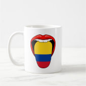 kolumbianische Flagge kolumbianische Tasse der Bla (Links)