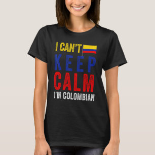 kolumbianische Flagge kolumbianischen Pride Bander T-Shirt