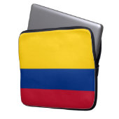 Kolumbianische Flagge Laptopschutzhülle (Vorderseite Links)