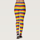 kolumbianische Flagge Leggings (Rückseite)