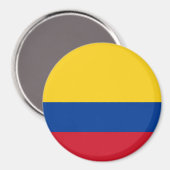 kolumbianische Flagge Magnet (Vorderseite/Rückseite)