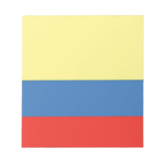 kolumbianische Flagge Notizblock (Vorderseite)
