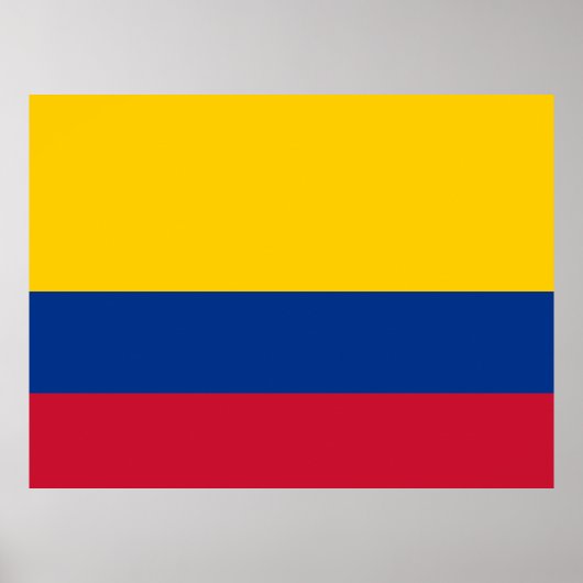 Kolumbianische Flagge Poster (Vorne)
