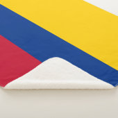 kolumbianische Flagge Sherpadecke (3/4)