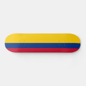 kolumbianische Flagge Skateboard (Horizontal)