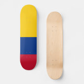kolumbianische Flagge Skateboard (Vorderseite)