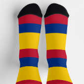 Kolumbianische Flagge Socken (Oben)