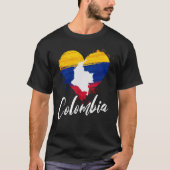 kolumbianische Flagge Staatsangehörigkeit kolumbia T-Shirt (Vorderseite)