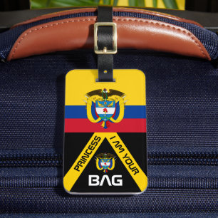 kolumbianische Flagge, Taschen-Tags, Kolumbien / P Gepäckanhänger