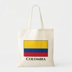 kolumbianische Flagge Tragetasche