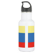 kolumbianische Flagge Trinkflasche (Rückseite)