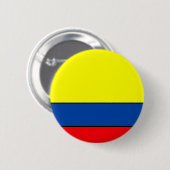 Kolumbianische Flaggen-T - Shirts und Geschenke Button (Vorne & Hinten)