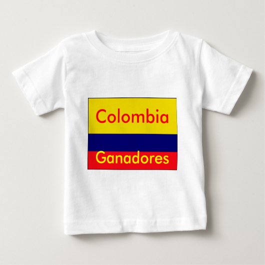 Kolumbianische Ganadores Baby T-shirt (Vorderseite)