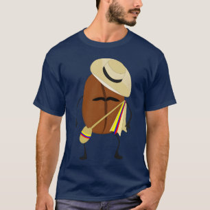 kolumbianische Kaffeebohne Freund T-Shirt