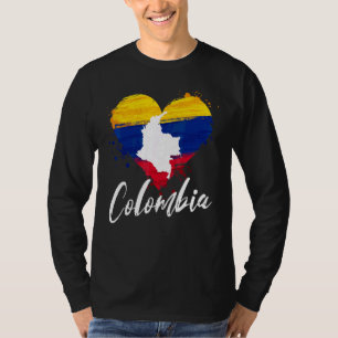 Kolumbianische Nationalflagge Nationalität Kolumbi T-Shirt