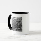 Kolumbianische Parade am Lake Front Chicago Tasse (Vorderseite Links)