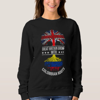 Kolumbianische Roots Immigrant Großbritannien Kolu Sweatshirt