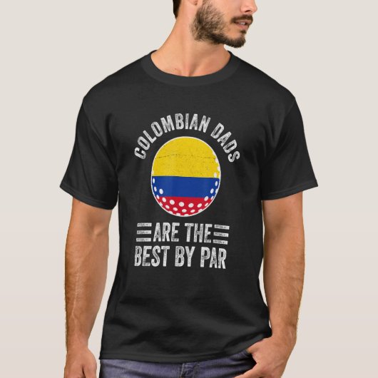 Kolumbianische Vater sind die besten Par Colombia T-Shirt (Vorderseite)