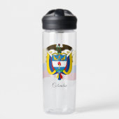 Kolumbianische Wappen, Flagge, Kolumbien Trinkflasche (Vorderseite)