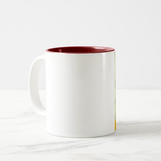 kolumbianische WeihnachtenTasse Zweifarbige Tasse (Vorderseite Links)