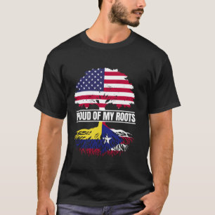 Kolumbianischer Boricua-Mix Stolz auf die Wurzeln  T-Shirt