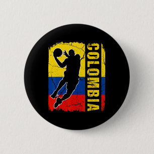 Kolumbianischer Bysketbyll Spieler kolumbianische  Button
