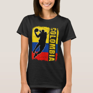 Kolumbianischer Bysketbyll Spieler kolumbianische  T-Shirt