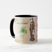Kolumbianischer Cartoon Kaffee Tasse 20.000 Pesos (Vorderseite Links)