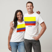 Kolumbianischer Flagge T - Shirt (Unisex)