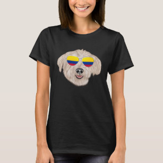 Kolumbianischer Flaggenglen von Imaal Terrier Dog  T-Shirt