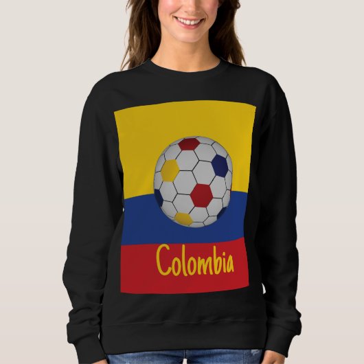 Kolumbianischer Fußball Sweatshirt (Vorderseite)