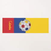 Kolumbianischer Fußball Yogamatte (Vorderseite (Horizontal))