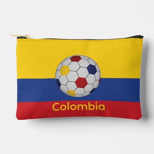 Kolumbianischer Fußball Zubehörtasche (Vorderseite)