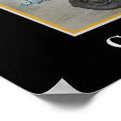 kolumbianischer Obstkart Poster (Ecke)