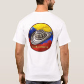 Kolumbianischer Sombrero Vueltiao T-Shirt (Rückseite)