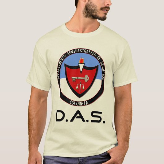 Kolumbianisches D.A.S. T-Shirt (Vorderseite)