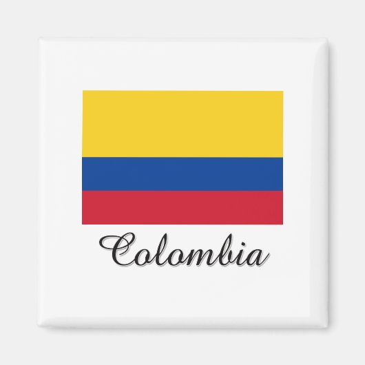 kolumbianisches Flaggendesign Magnet (Vorne)