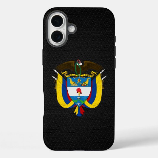 kolumbianisches Wappen Case-Mate iPhone Hülle (Rückseite)