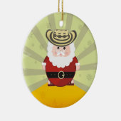 kolumbianisches Weihnachten Keramik Ornament (Rechts)